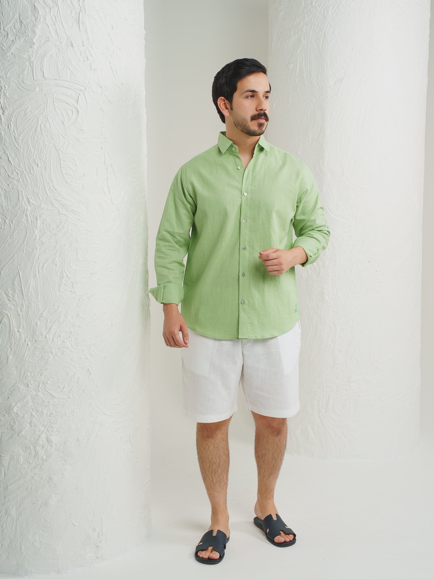 Linen- Matcha Green