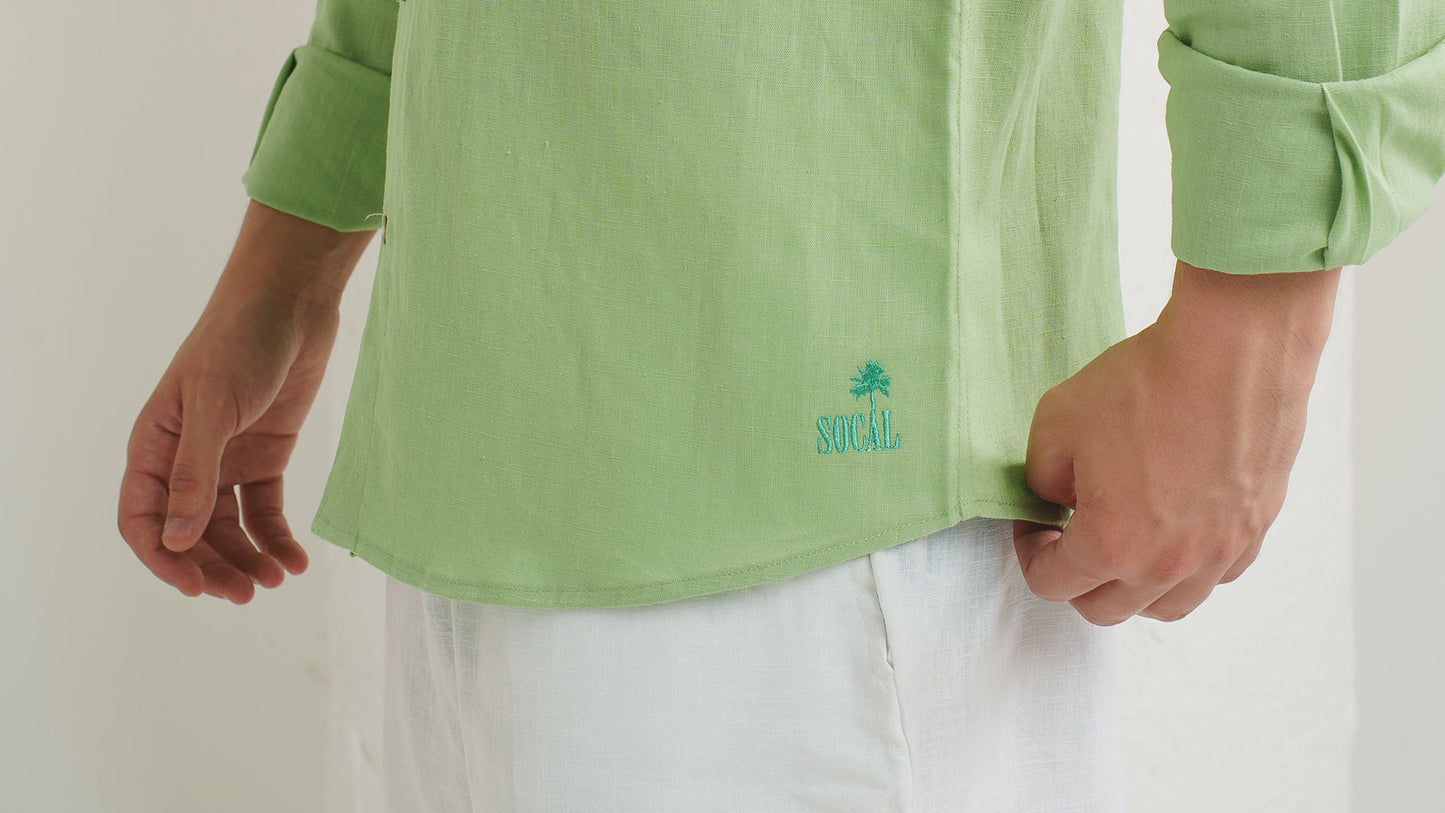Linen- Matcha Green