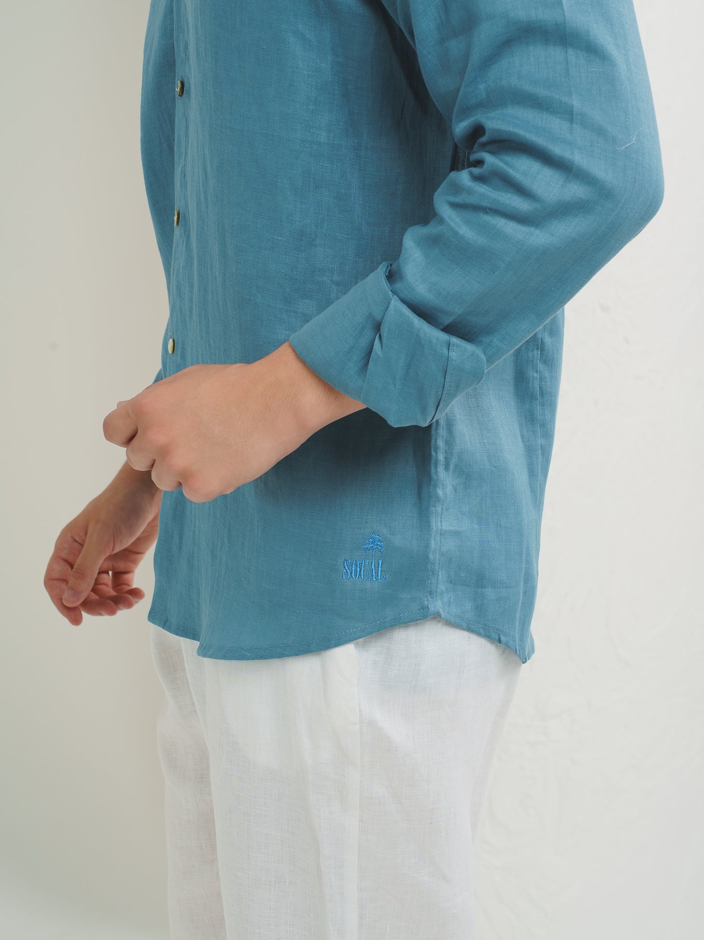 Linen- Harbour Blue