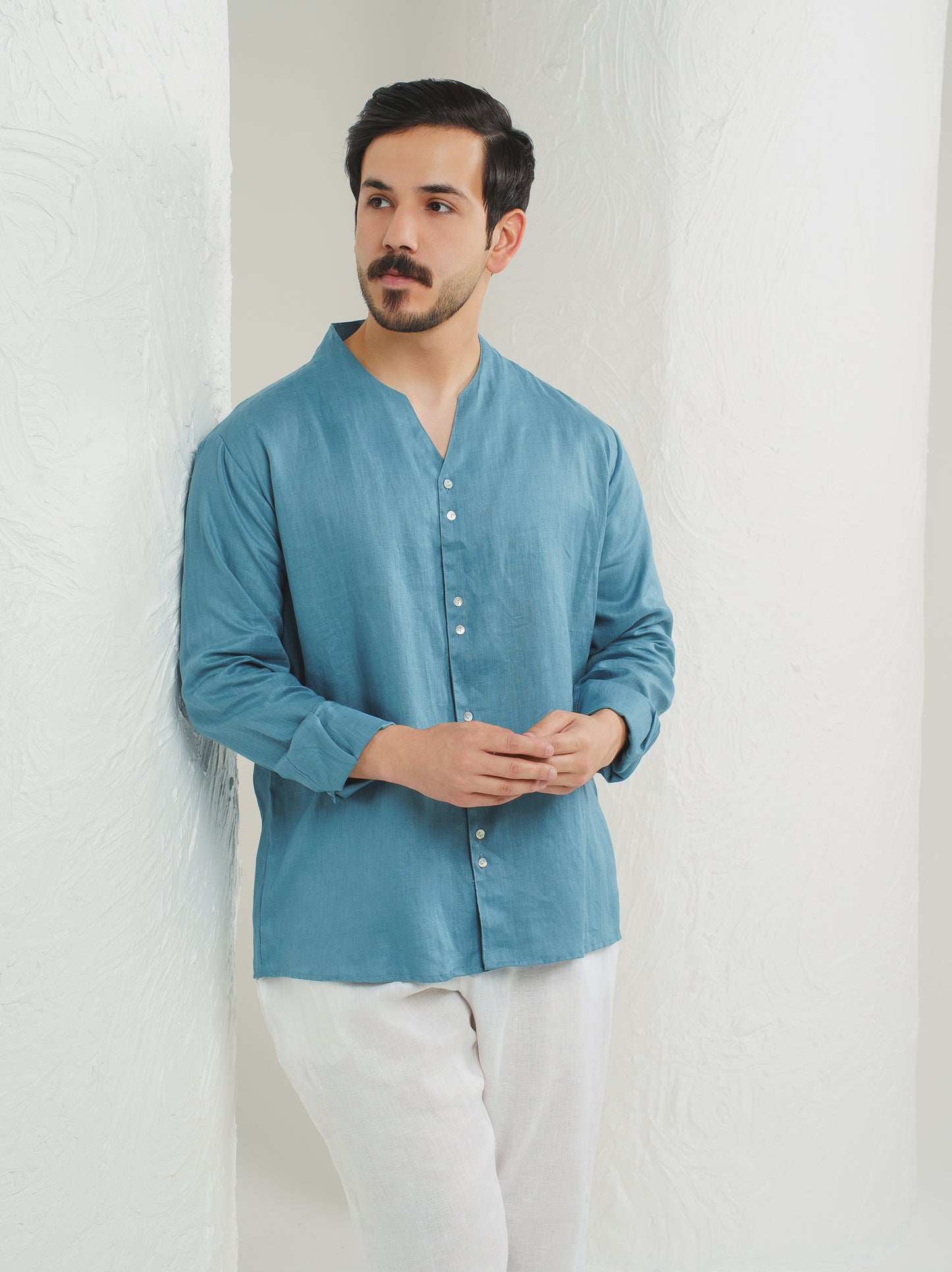 Linen- Harbour Blue