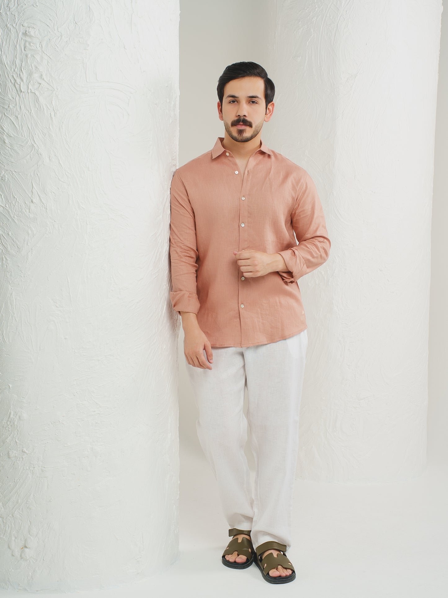 Linen- Peach Amber