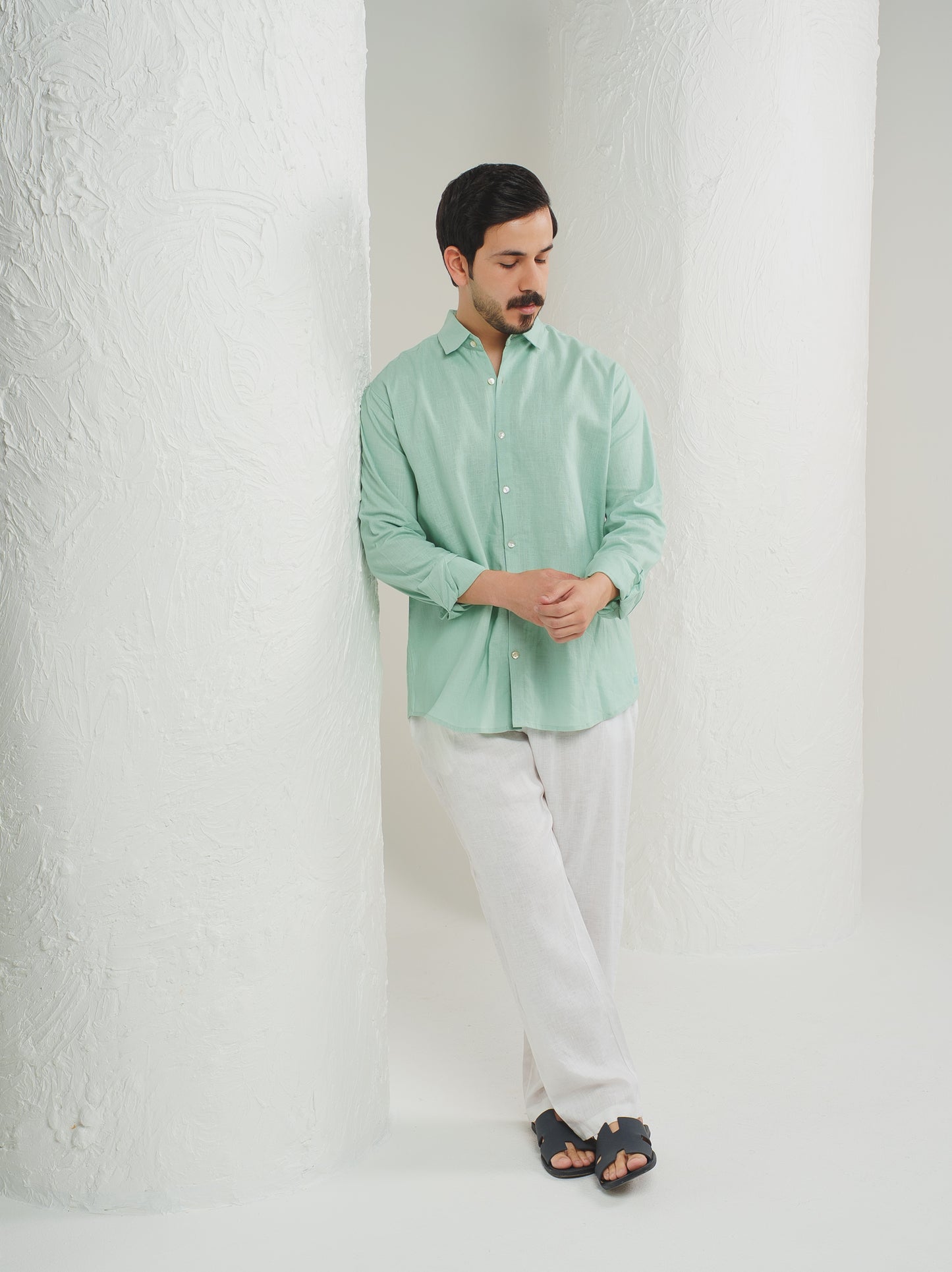 Linen- Pale Blue