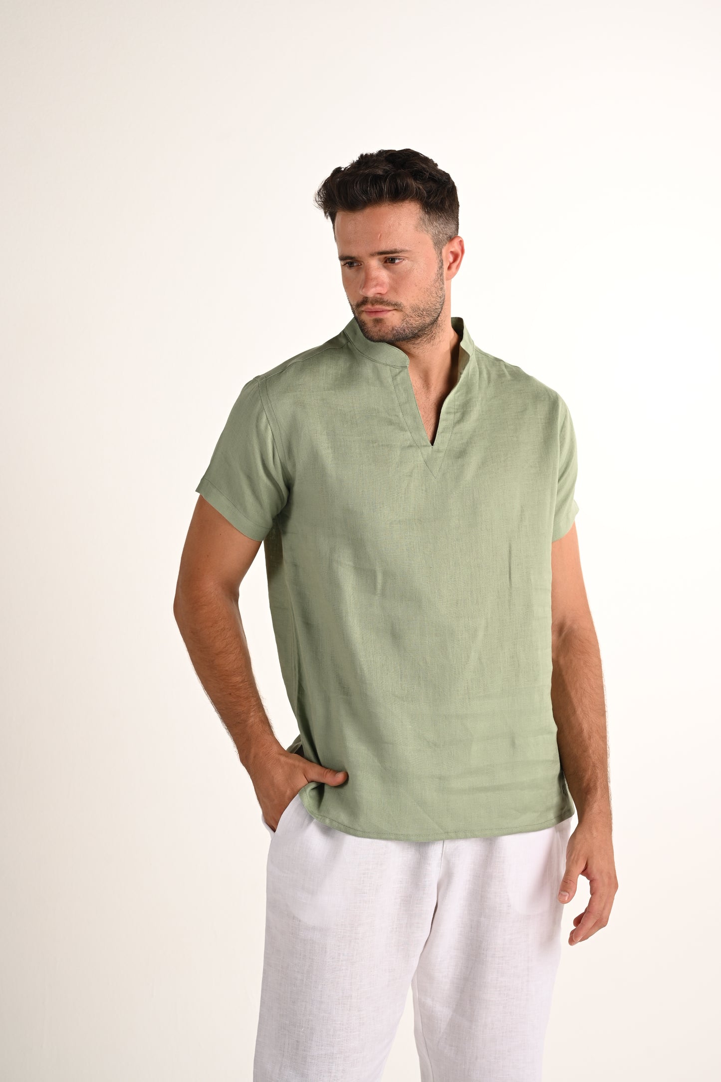 Short Sleeve - Olive Green