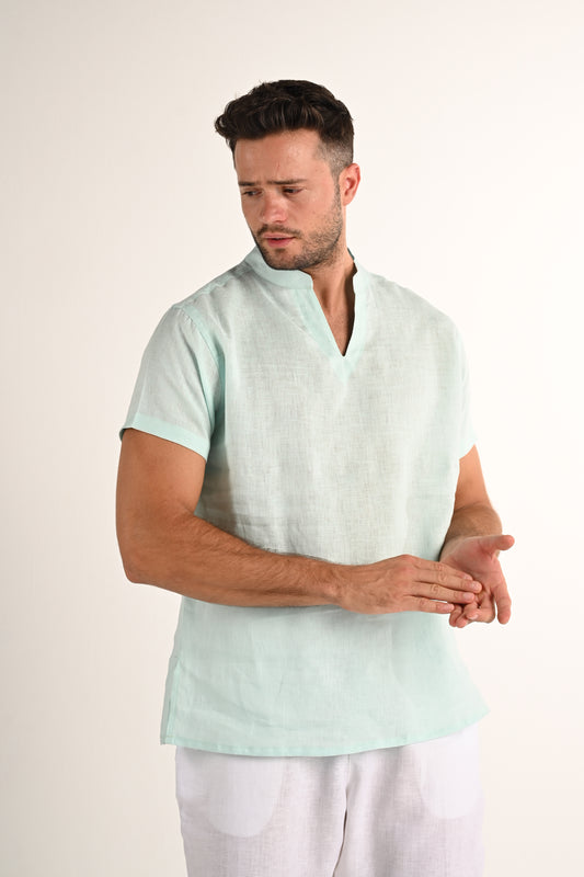 Short sleeve Light Turquoise