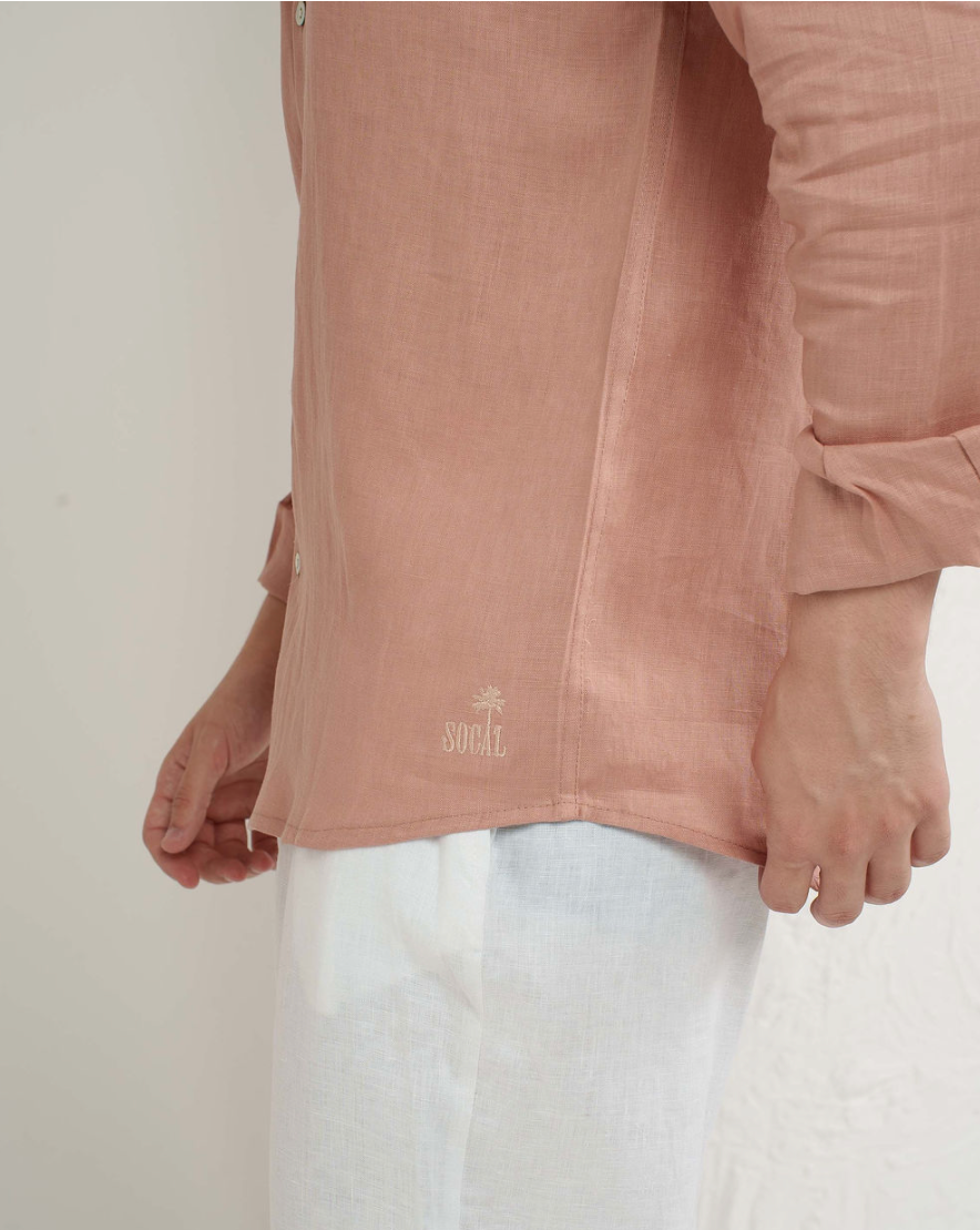 Linen- Peach Amber